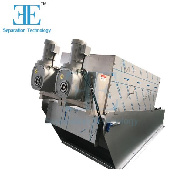 Machine à déshydratation des boues à vis 9,6-120 m3/h Capacité