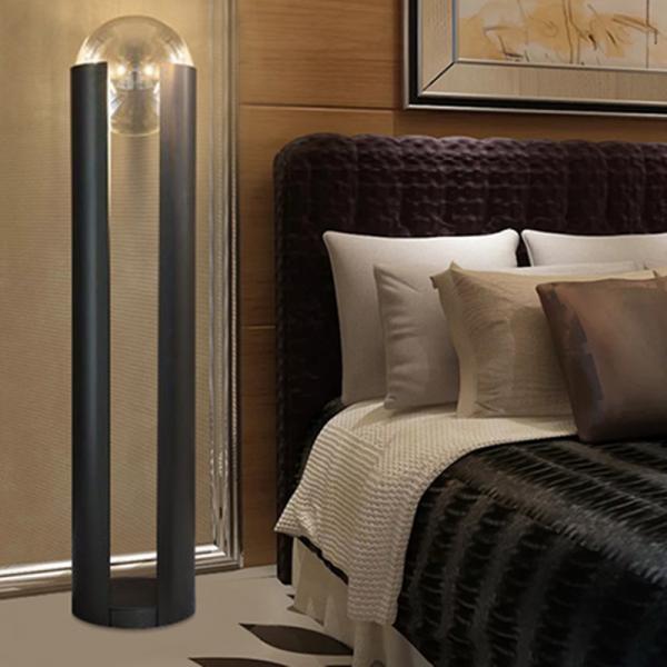 Nordic minimalist living room LED floor lamp postmodern hotel clubhouse cafe light（WH-MFL-32)