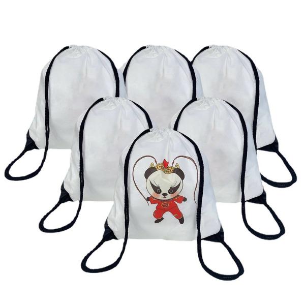 Personalized Nonwoven Drawstring Sublimation Bag For Heat Transfer Printing