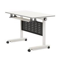 General Movable Splicing Plegable Mesa de entrenamiento con ruedas Flip Long Table Enseñanza Combinación de muebles de oficina