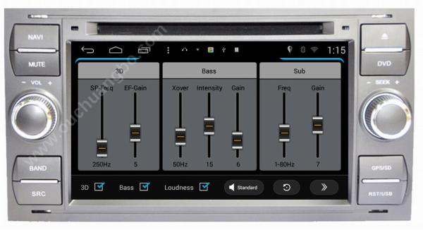 Ouchuangbo audio stereo gps radio kit Ford mondeo Fiesta focus android 4.4 OS 4 core USB