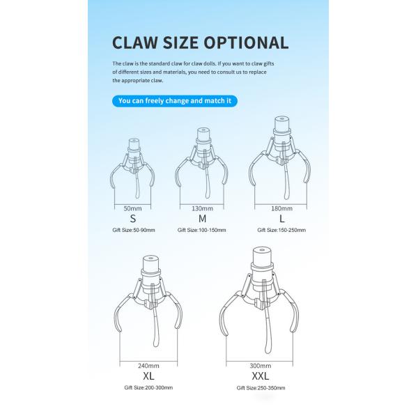 Полный размер Машины Кляп Candy Grabber Зона развлечений 80 кг Вместимость для развлечений