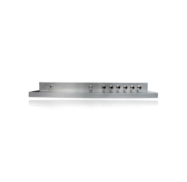 O PC áspero de aço inoxidável IP67 do painel 316L avaliou os conectores M12