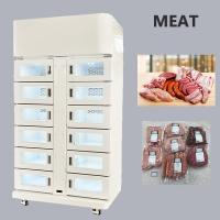 Vendeuse automatique de réfrigérants à froid 24 heures pour viande avec scanner de code QR