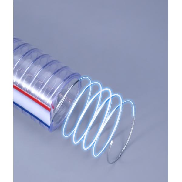 Water Suction PVC Steel Wire Reinforced Hose with Various Specifications Length 100m