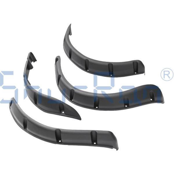 Black Golf Cart Rear and Front Fender Flares For Yamaha, Set of 4