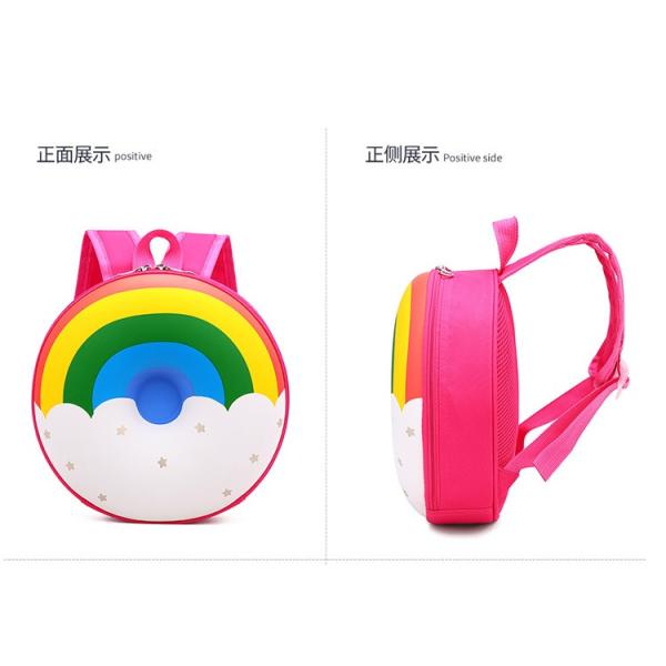 Customized Logo Girl Kids School Backpack With Customized Kids Cartoon Backpack