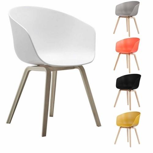 Fabric Dining Modern Leisure Chair Colorful For Restaurant 60 * 57 * 85 CM