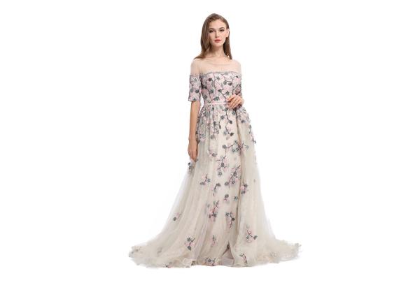 Beautiful Women European Style Evening Dresses For Formal Evening Party