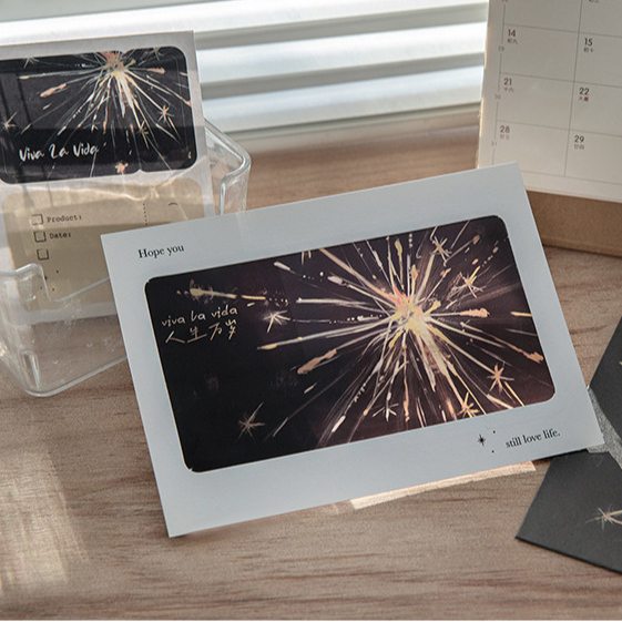 Postcards With Window Cut-Out For Greeting And Retail Packaging