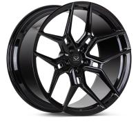 24 pouces 1 pièce forgé roues noir brillant EVO4 monobloc pour jantes de voiture S6