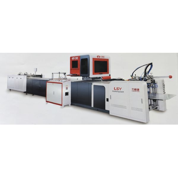 LY 485C PK Fully Automated Machine Vision Case Wrapping System Automatic Line Automatic Box Forming Machine Automatic 
