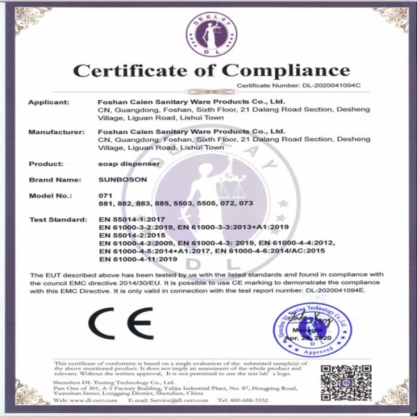 Пластиковый распределитель 400мл мыла туалета руководства и ручного насоса с замком