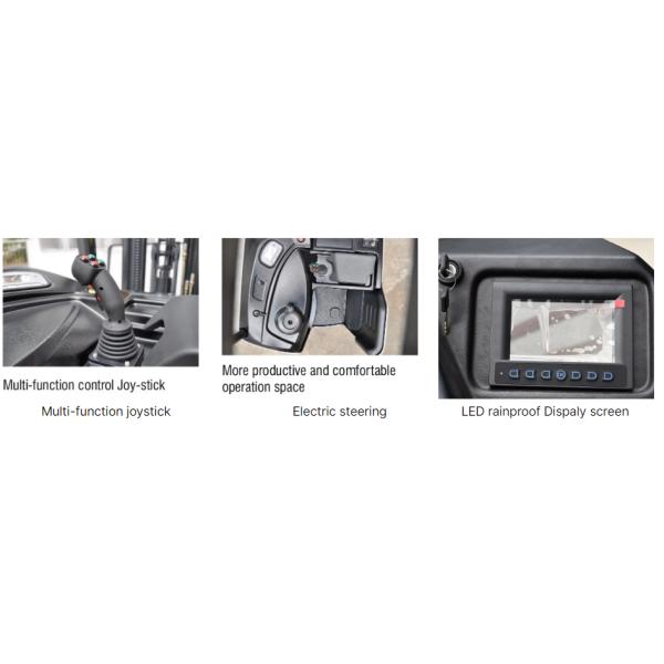 1600 kg 1800 kg 2000 kg électrique chariot élévateur à fourche contre-balance 3 roues