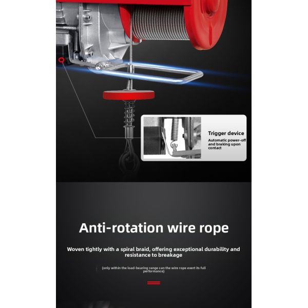 Electric Chain Hoist with 0.5 Ton Load Capacity and 220V Voltage for Gantry Crane Lifting Machine