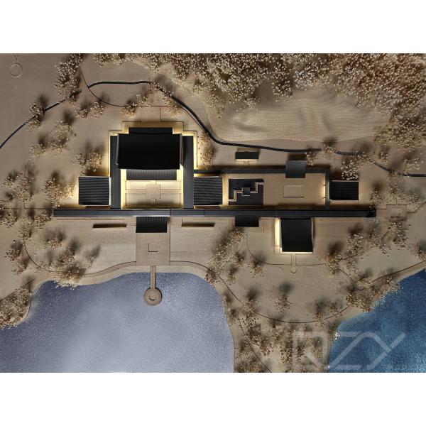 1/500 Культурный выставочный центр Ху Гонг Модель Ателье Apeiron Architects