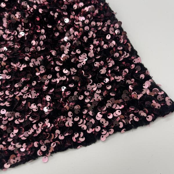 Sequins Glitter Embroidery Fabric Garment Home Textile M05-009