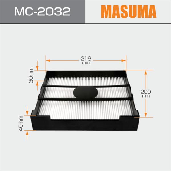 MC-2032 MASUMA Filtro de aire para cabina de automóviles para el SUBARU FORESTER X7288SA000 X7288SA010 Sí
