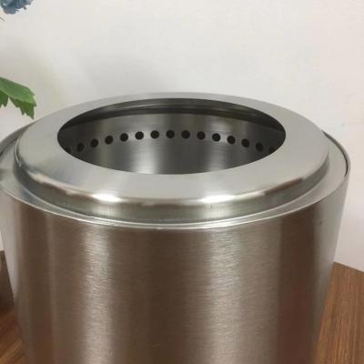 10 Inch Smokeless Outdoor Fire Pit Steel 28cm Bonfire Outdoor