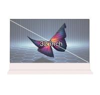 32 écran tactile transparent lumineux de l'écran 1920x1080 2K de l'individu de bureau OLED du Signage FHD de pouce OLED Digital