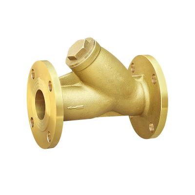 Three Way Nickel Plating 25mm 1 Inch Brass Y Strainer