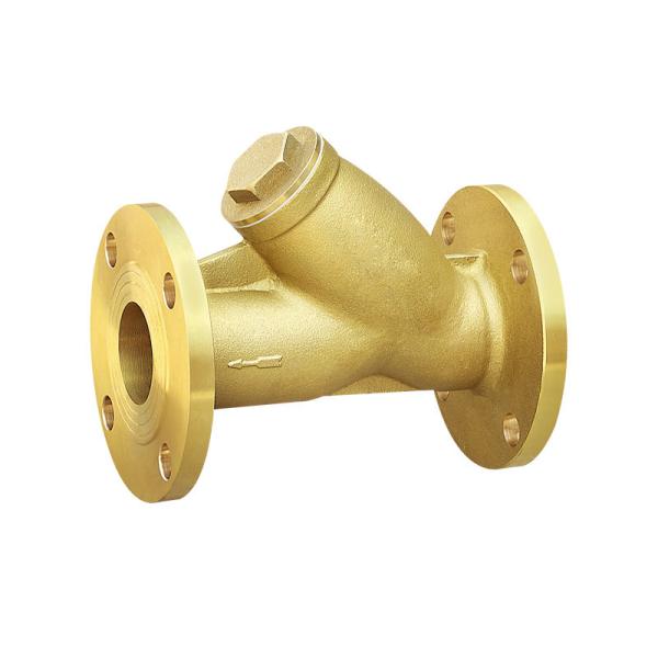 Three Way Nickel Plating 25mm 1 Inch Brass Y Strainer