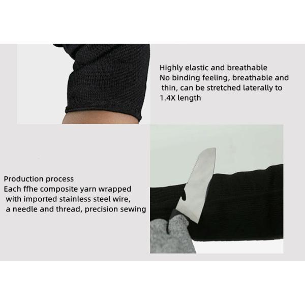 Grade 5 HPPE Cut And Slash Resistant Arm Guard Black 200g