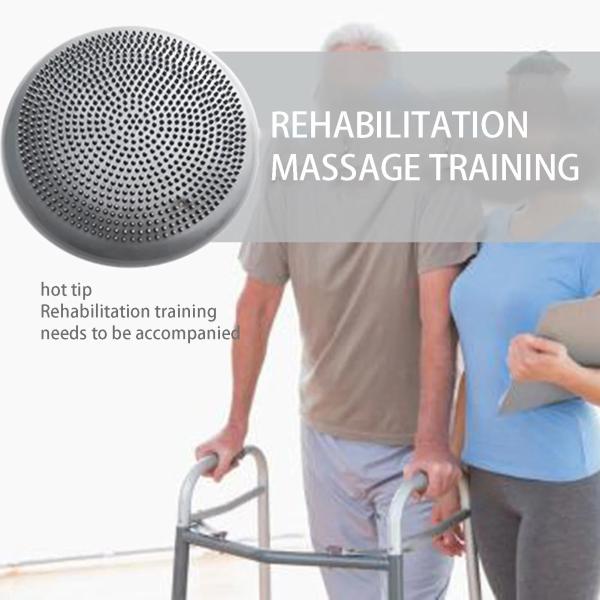 Inflated Stability Yoga Wobble Cushion Exercise Fitness Balance Disc Wiggle Seat