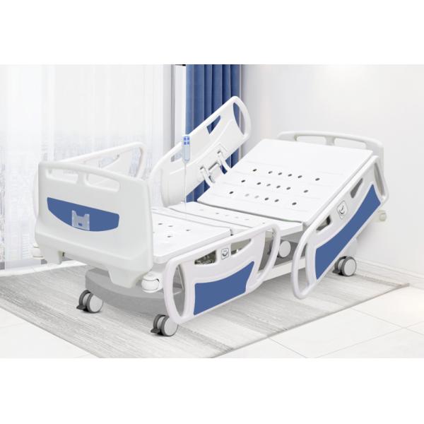 5-Function Electric Medical Bed With Corner Bumpers, Silent Casters & Full-Length PP Rails