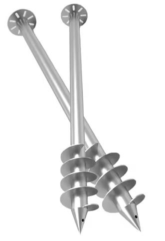 Q235B Galvanized Ground Screw Screw Helical Pile for Solar Energy System Roadway Products
