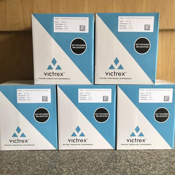 PEEK UK Wiggs 90G Retardante de llama de grado alimenticio de alta fluidez Resistencia química de grado médico Aplicaciones de dispositivos médicos de grado médico Aplicaciones de piezas aeroespaciales Aplicaciones de la industria automotriz