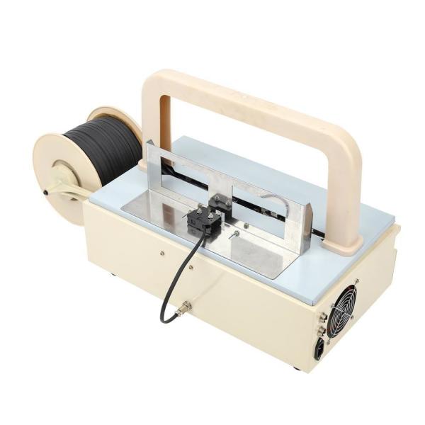 Mini Power Table Strapping Machine Semi Automatic Plastic Tray Table Top Banding Machine