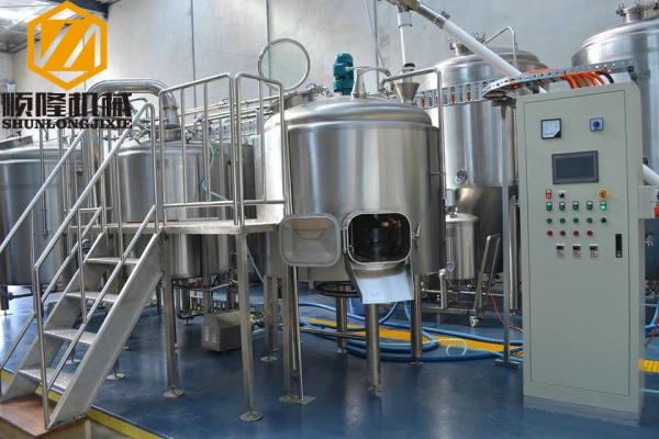 Economical Complete Automated Brewing System 3 Vessels Machine For Winery