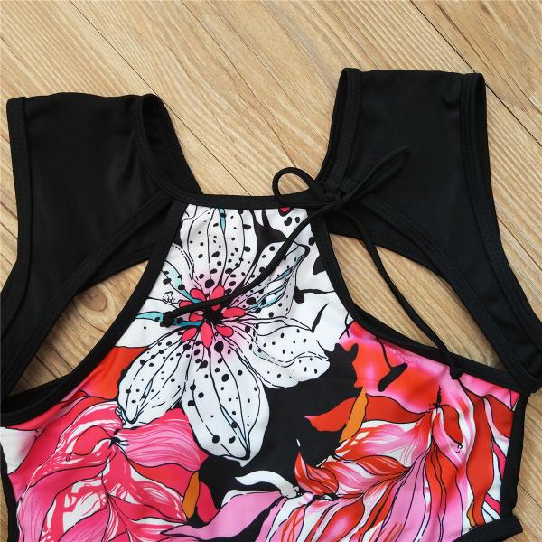 Women Sexy  Printed Bikini Set Push-Up Padded Bow Swimwears Swimsuit Beachwear Sexy Women's Swimsuits Bather Swimwear