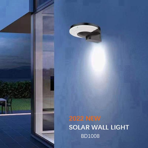IP66 Solar Street Wall Mounted Light Led Outdoor Fixtures 4.5W Mono