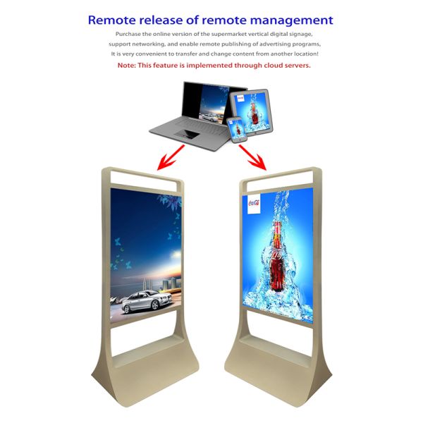 32 Inches Commercial Stand Alone Digital Signage With Stable Anti Tip Base