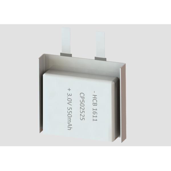 CP502525 550 MAh Li-MnO2 Battery AAA Lithium Pouch Cell