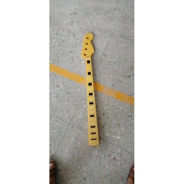 Custom Grand Paddle Guitar Headstock Unfinished Roasted Maple ST Guitar Neck Electric Acoustic Guitar Accept Kinds OEM