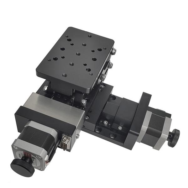 Two Dimensional Combined Stage Motorized Lab Jack For Ultra Thin Linear Stage