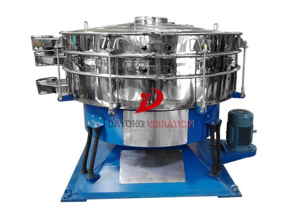 Carbon Steel Round Compost Tumbler Screener For Sieving Granular Materials
