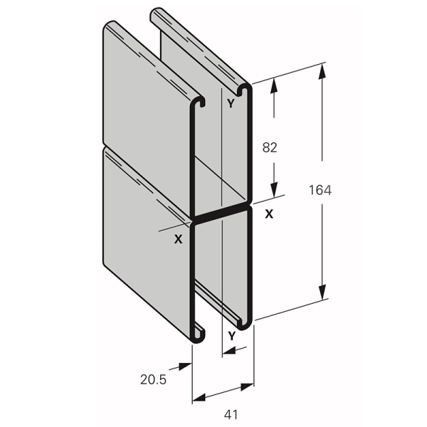 Customized SS304 / SS316 Metal Strut Channel Corrosion Resistant For Industrial Use