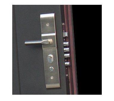Anti-Theft Customizable Steel Door Sleek Modern for Residential Front Entry