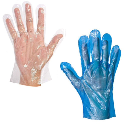 Lightweight Disposable CPE Gloves Transparent Gloves For Food Processing