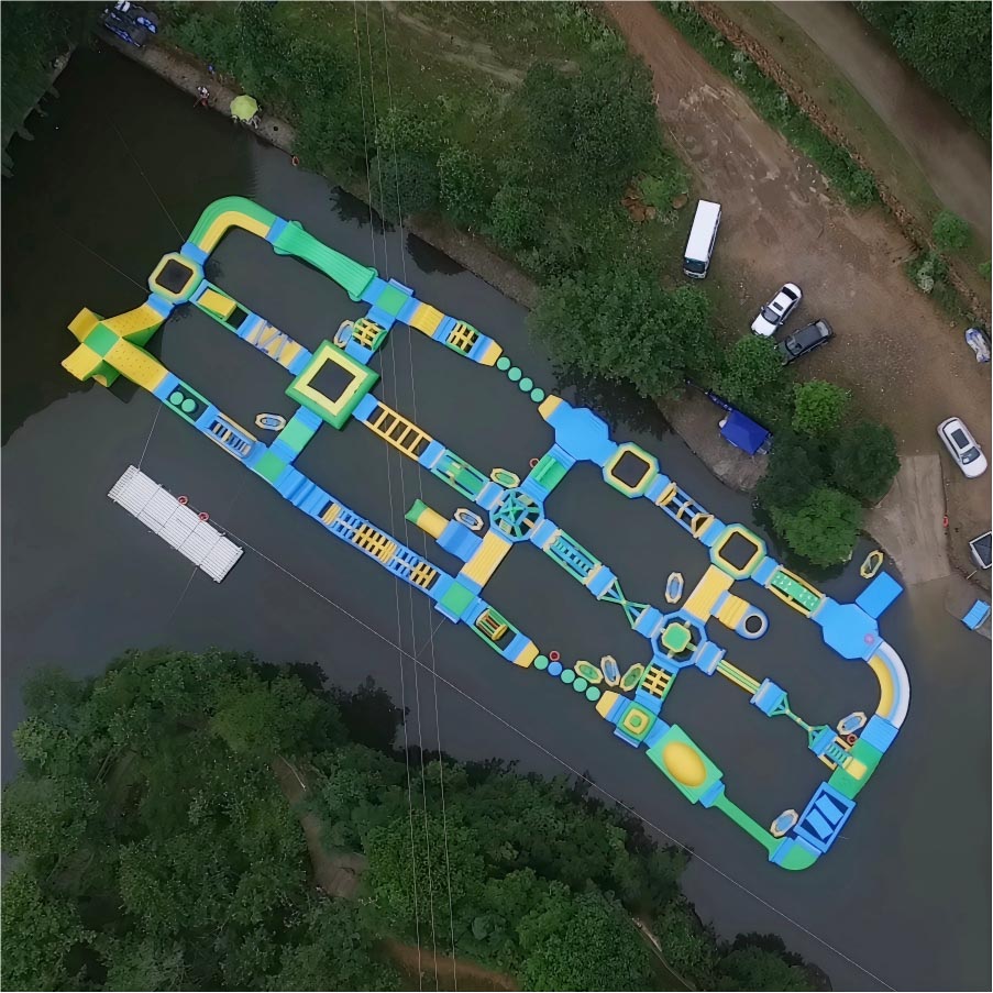 Large Hot sale Inflatable Water Park Giant Floating Aqua Park Custom Design Durable PVC for Lake Sea Pool Resort Water Games