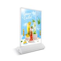 Tableau A4 Tableau de support Menu Panneau d'affichage Panneau publicitaire Boîte de lumière rechargeable