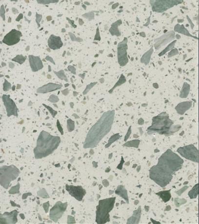 Artificial Inorganic Terrazzo Wall Tiles Flooring Moh'S Hardness 6 Flamed Polished