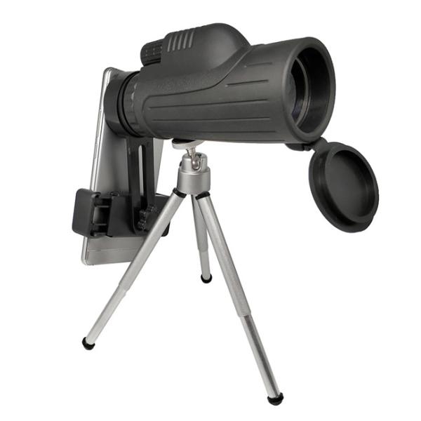 Оптически стеклянный телескоп сотового телефона 12x50 Monocular с Eyecup извива-вверх