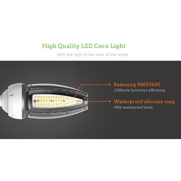 Warm White 50 Watt Led Street Light Bulbs IP65 Aluminum Material 5 Years Warranty