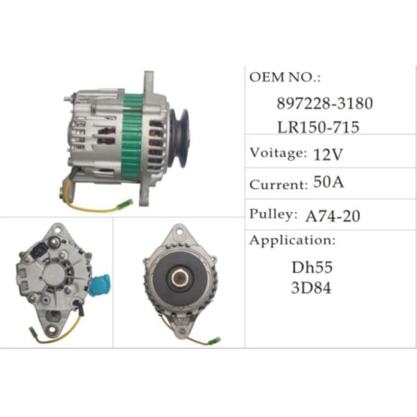 12V 50A A74-20 Doosan Generator DH55 4JB1 897228-3180 LR15-715