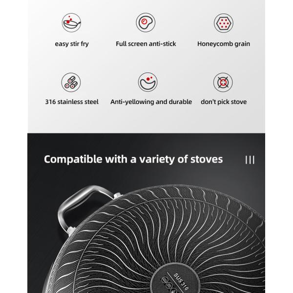 Ручка 18/10 нержавеющей стали лотка вка кухни большой емкости не